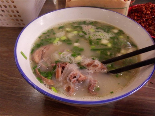 雜肝湯西安冬日的一種美食