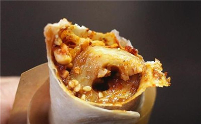 網紅小吃煎餅卷面筋簡介及煎餅做法？